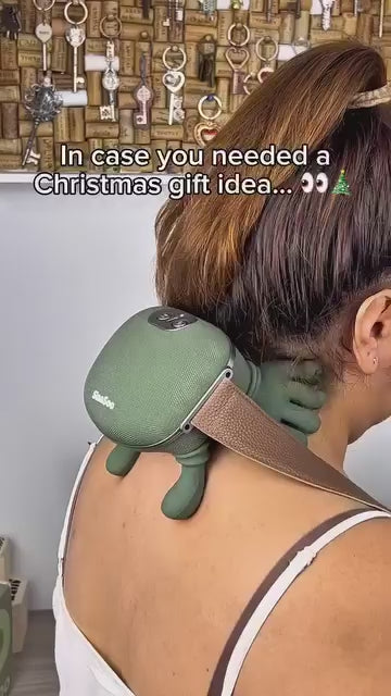 Rechargeable Electric Neck & Shoulder Massager – Kneading, 3 Speeds & Timer